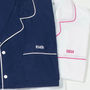 His And Hers Personalised Cotton Pyjamas, thumbnail 7 of 12