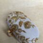 Off White Silk Oval Clutch Bag, thumbnail 5 of 10