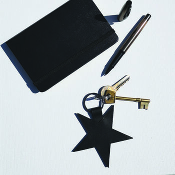 Star Leather Keyring, 3 of 4
