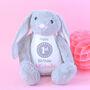 Personalised 1st Birthday Soft Bunny Toy, thumbnail 1 of 4