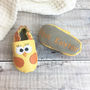 Personalised Chick Baby Shoes, thumbnail 2 of 11