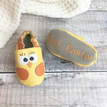 Personalised Chick Baby Shoes, 2 of 11