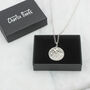 Sterling Silver Star Sign 70th Birthday Sixpence Necklace, thumbnail 5 of 10