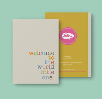 Welcome To The World New Baby Card, 2 of 2