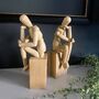 Thinker Model Man Bookends, thumbnail 4 of 5