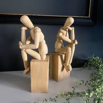 Thinker Model Man Bookends, 4 of 5