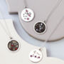 Zodiac Constellation Necklace In Sterling Silver, thumbnail 7 of 9