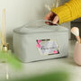 Personalised Geometric Floral Wash Bag For Her, thumbnail 1 of 3