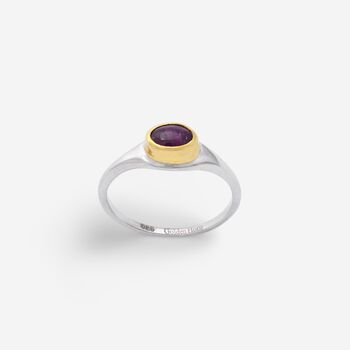 July Ruby Birthstone Ring, 4 of 5