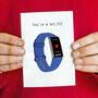 Funny Fitness Tracker Valentine's Card, thumbnail 1 of 3