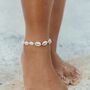 Livadi Cowrie Shell Anklet, thumbnail 6 of 8