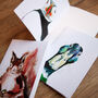 Inky Animal Stationery Lovers Letterbox Gift Set, thumbnail 8 of 12