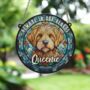 Goldendoodle Memorial Suncatcher, thumbnail 3 of 6