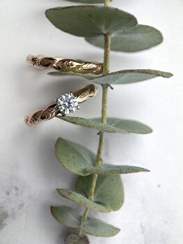 Rose Gold Laurel Leaf Ring, 4 of 4