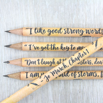Personalised Little Women Gift Pencils, 2 of 7