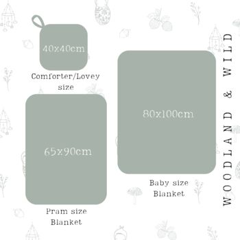 Baby Girl Gift, Handmade Blanket And Lovey Set, 10 of 11