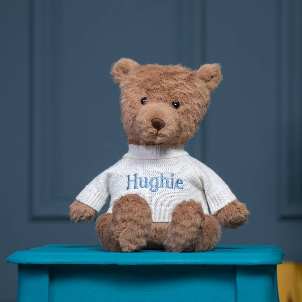 Personalised Jellycat Cocoa Bear Medium Teddy Soft Toy By That's mine