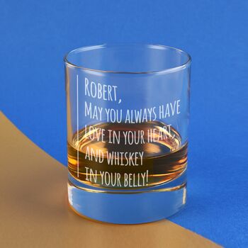 May You Always Have Love Engraved Whiskey Tumbler, 2 of 2