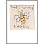Personalised Bumble Bee Birthday Card For Her Or Him, thumbnail 12 of 12