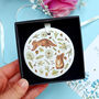 Personalised Red Squirrel Ceramic Decoration, thumbnail 4 of 6