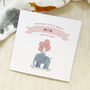 Personalised Welcome To The World Safari Card Pink, thumbnail 1 of 5