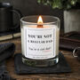 Funny Cool Dad Candle Gift You’re Not A Regular Dad, thumbnail 1 of 6