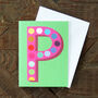 Mini P Alphabet Card, thumbnail 3 of 5