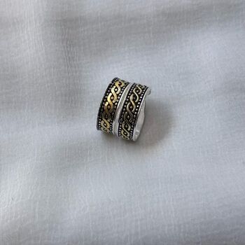 Black Bohemian Midi Beach Band Toe Ring, 4 of 7