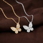 Gold Or Silver Dainty Butterfly Necklace, Women's Jewellery, thumbnail 1 of 8