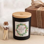 Personalised First Christmas Married Candle Gift, thumbnail 1 of 6