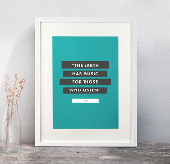 Contemporary Quote Personalised Print, 10 of 11