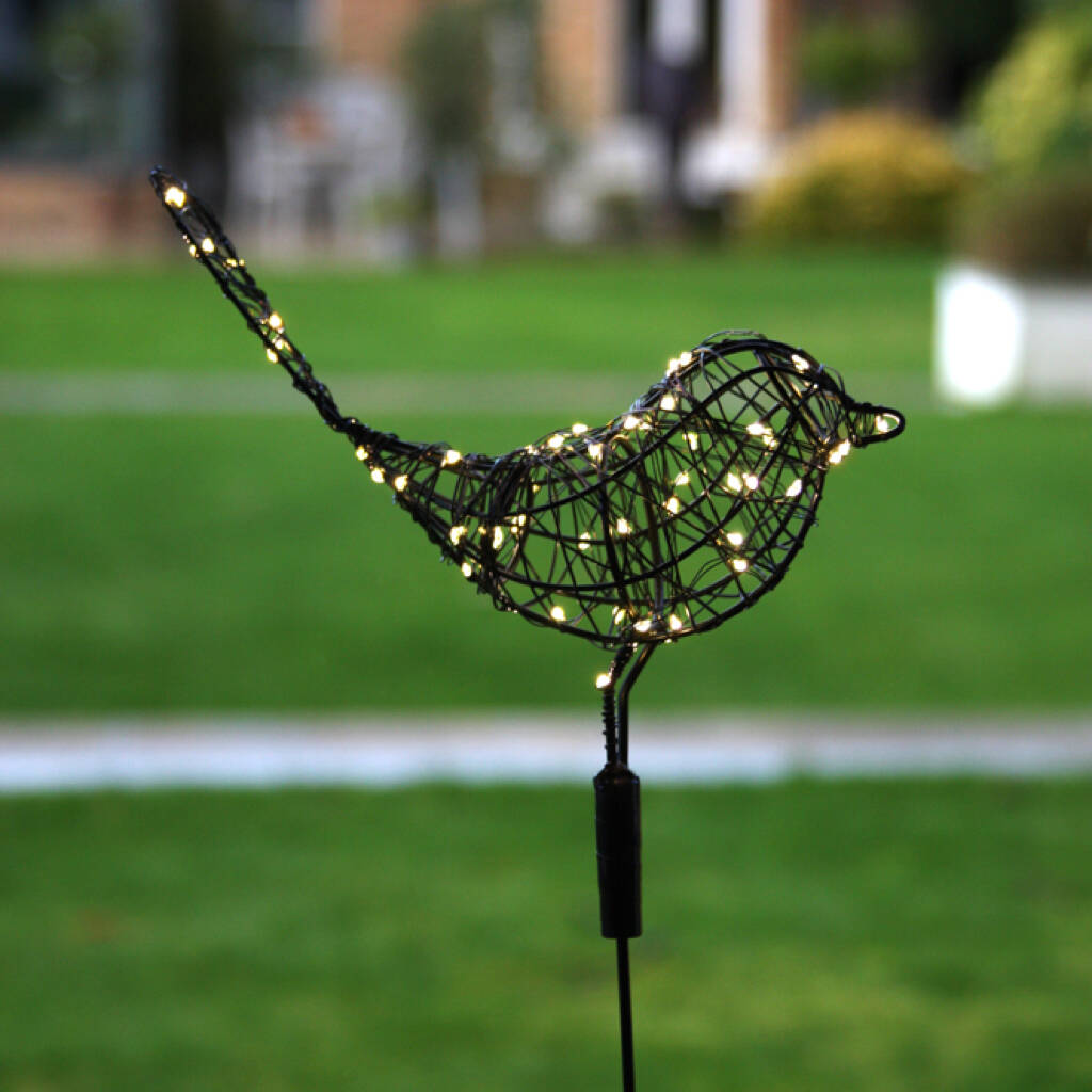 solar robin stake light