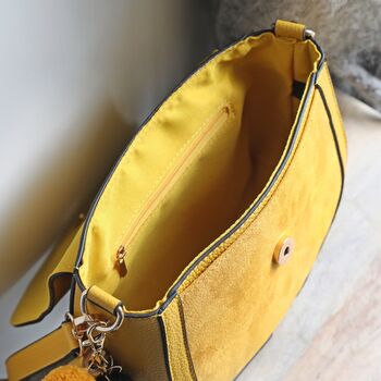 Personalised Vegan Leather Crossbody Handbag, 9 of 9