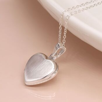 Personalised Sterling Silver Heart Locket, 2 of 11