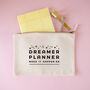 Dreamer And Planner Project Pouch, thumbnail 4 of 5