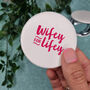 Wifey For Lifey Pocket Mirror, thumbnail 5 of 7
