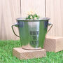 Personalised Metal Plant Pot, thumbnail 1 of 4