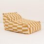 Vibes Adult Long Beanbag In Mustard Sand Tiles, thumbnail 1 of 4