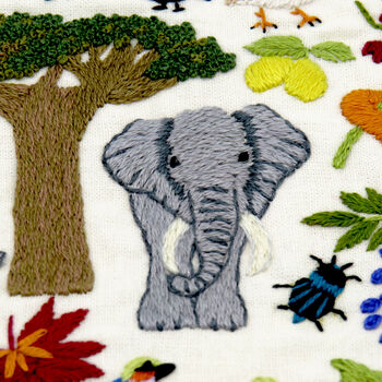 African Savanna, Hand Embroidery Kit, 3 of 12
