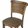 Rattan Weave High Back Dinning Chair, thumbnail 2 of 2