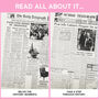 Falklands War Personalised History Gift Newspaper Book, thumbnail 2 of 7