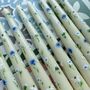 Hand Painted Blue And White Floral Candles, thumbnail 3 of 4