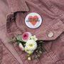 Hearts Semi Personalised Hen Party Badges, thumbnail 2 of 3