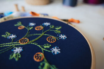 Orange Tree Embroidery Kit, 3 of 7