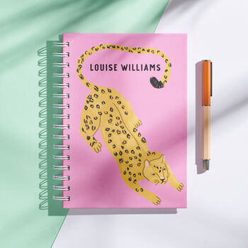 Personalised Leopard Notebook, 2 of 7