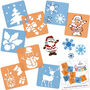 Drawing Stencils For Kids Christmas With Brushes, thumbnail 2 of 3