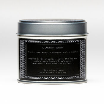 Dorian Gray Frankincense, Incense, Ambergris Soy Candle, 4 of 4