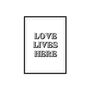 Love Lives Here Print, thumbnail 2 of 7