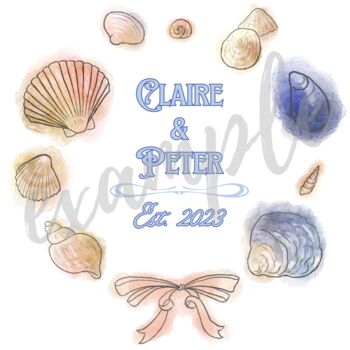 Sea Shells Personalised Plant Pot, 2 of 7