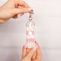 Tottenham Hotspur Pink Scarf And Cockerel Backpack Hanger, thumbnail 2 of 5